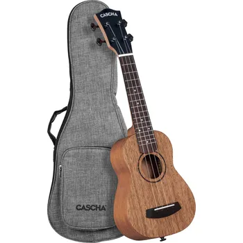Ukulele Cascha Soprano Ukulele Mahogany Solid Natural Sopránové ukulele
