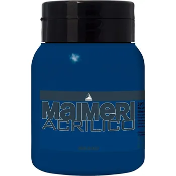 Vodová barva Maimeri Acrilico Akrylová barva Ultramarine Light 391 500 ml 1 ks