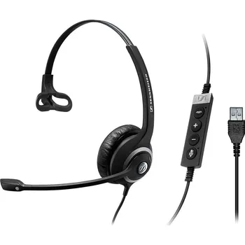 Sluchátka Sennheiser SC 230 USB MS II Black Kancelářské sluchátka