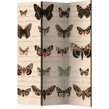 Paraván Paraván Retro Style: Butterflies Dekorhome