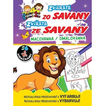 Zvieratá zo Savany Zvířata ze Savany, maľovanka / omalovánka