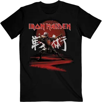 Iron Maiden Senjutsu Eddie Archer Kanji Black M Tričko