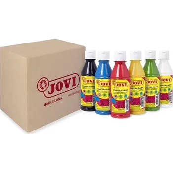 Vodová barva Jovi Premium Sada temperových barev Mix 6 x 250 ml