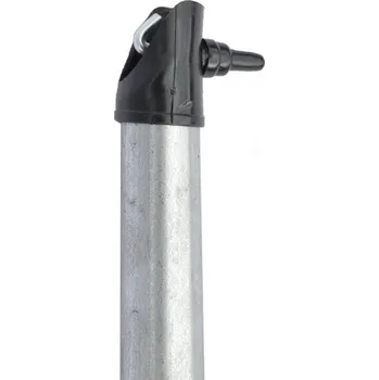 Plotová vzpěra Vzpěra 280 cm na pletivový plot, O38 mm, háková, žárové pozinkování