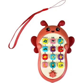 Hračka pro nejmenší Dětský interaktivní telefon s efekty Motýl Typ: 3