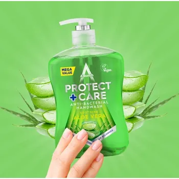 Mýdlo Antibakteriální tekuté mýdlo Protect and Care s Aloe Vera 600ml Astonish