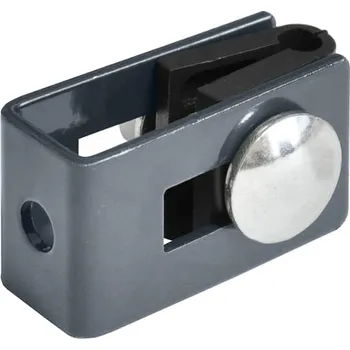 Příslušenství pro plot Příchytka panelu U43, antracitově šedá Tloušťka drátu plotového panelu: 4 mm