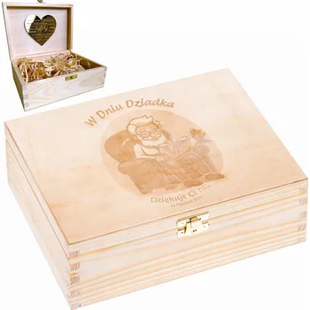 Obraz KRABIČKA na Den dědečka a babičky Dárek pro prarodiče Památka Gravírování