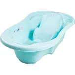Dětská anatomická profilovaná vanička s výpustí KOMFORT 2v1 tyrkysová