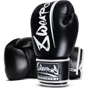 Boxerské rukavice Boxerské rukavice 8 WEAPONS Unlimited 2.0 - černo-bílé Velikost: 10oz
