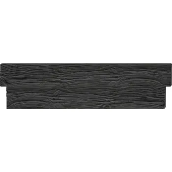 Pletivo Betonový panel k vyvýšenému záhonu dřevo grafit Rozměr desky záhonu: 100x25cm