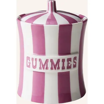 Dóza na potraviny Jonathan Adler Úložná Dóza Vice, fialová / bílá