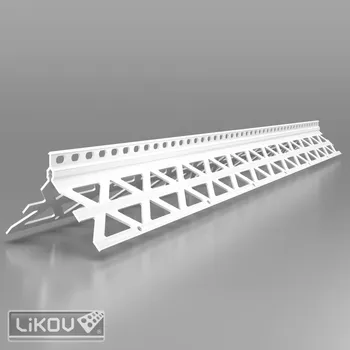 Podlahová lišta P-H PVC 10/43x43/2500/roh ostrý/lišta rohová