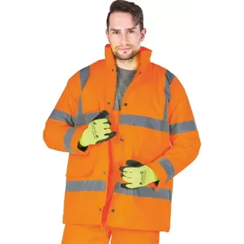 pracovní bunda Reis VIS reflexní zimní bunda oranžová