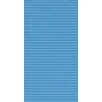 vidaXL Plisovaná roleta modrá 110x200 cm Šířka látky 109,4cm Polyester