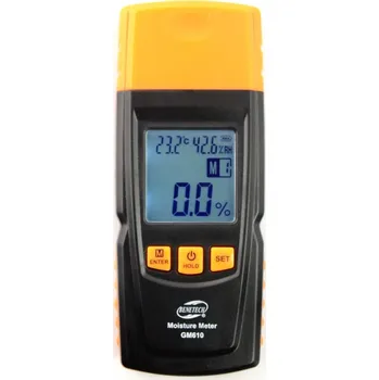 Měřič vlhkosti a teploty Benetech GM610 na palivo / omítku