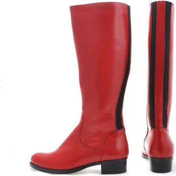 Dámské kozačky Dámské kozačky Barton 11819 červená Barva: Červená, Velikost: 41