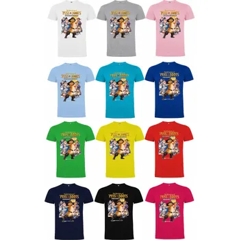 Dětská móda Tričko Dobrodružství Kocoura v botách Barva: Tyrkys, Velikost: 86/92 - 1 až 2 roky