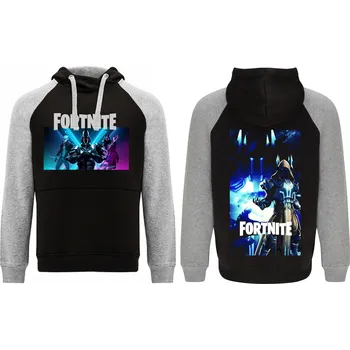 Chlapecká mikina Dvoubarevná mikina Fortnite Darkside Blue Velikost: 98/104 - 3/4roky