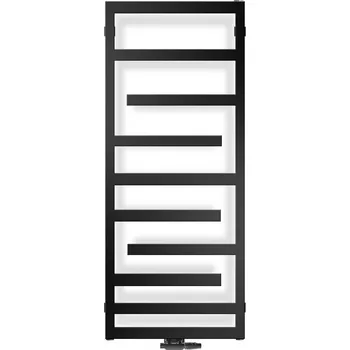 Radiátor Oltens Flamma koupelnový radiátor designově 121x50 cm černá 55015300