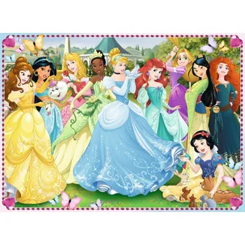 Puzzle RAVENSBURGER Puzzle Disney princezny: Čas zazářit XXL 100 dílků