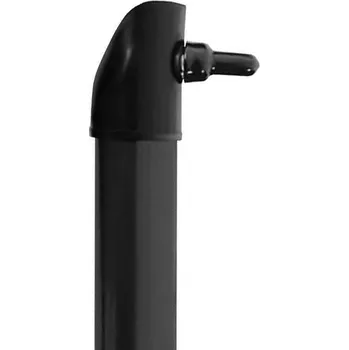 Plotová vzpěra Vzpěra 250 cm na pletivový plot, O38 mm, háková, pozink.+poplast. antracitově šedá