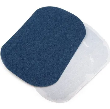 Nášivka Nažehlovací záplaty riflové 13x18 cm, barva 4 modrá delta