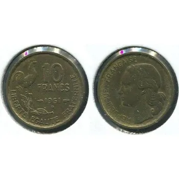 FRANCIE. 10 francs 1951/B.