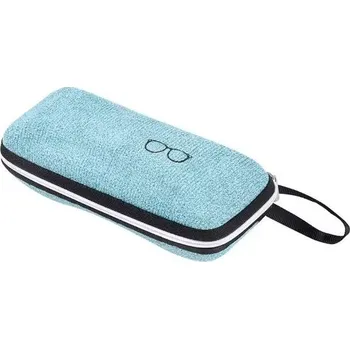 Brýlová obroučka Pouzdro na brýle se zipem - Tyrkysová