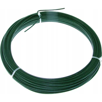 Příslušenství pro plot Napínací drát 3,4 mm, pozink.+poplast., návin 52 m, mechová zelená