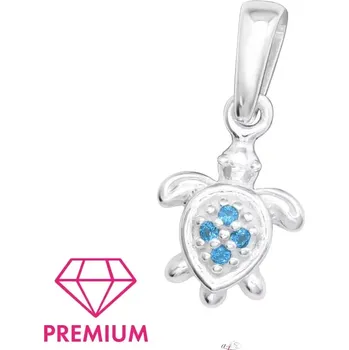 Souprava šperků Stříbrný přívěsek Želva S46063