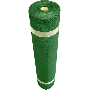 Stínicí síť 90g/m2, neprůhlednost 80%, výška 180 cm, délka 10 m, barva zelená