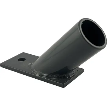 Příslušenství pro plot Základová patka na plotovou vzpěru, úzká, průměr 38 mm, antracitově šedá