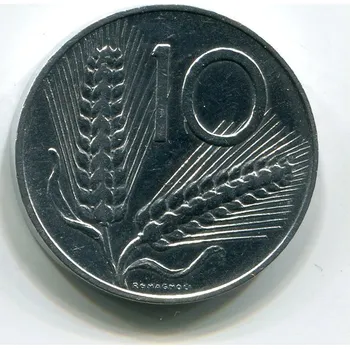 Sběratelství ITÁLIE. 10 lire 1955.