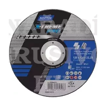 Řezný kotouč Norton Řezný kotouč 125x2x22,23 ZA36X X-TREME PRO 8719362257145