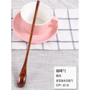 Příbor Dřevěná lžička na čaj - Lotusová - 11