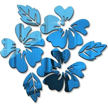 Samolepící dekorace 3d samolepky na zeď | nástěnné dekorace, dekorace na zeď - Modrá