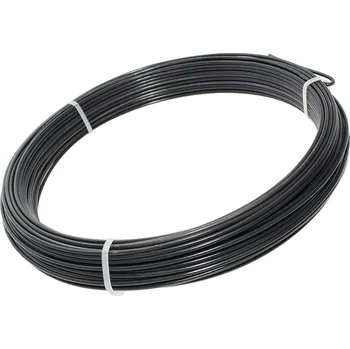 Příslušenství pro plot Napínací drát 3,5 mm, pozink.+poplast., návin 52 m, antracitově šedá