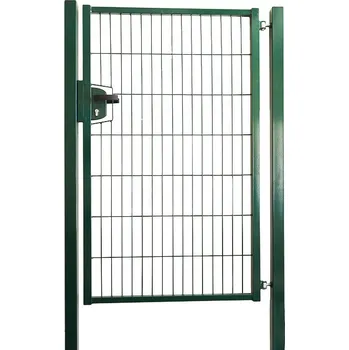 branka Branka šířka 100 cm, výška 180 cm, hranaté profily, povrchový zámek, mechová zelená