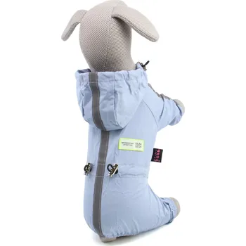Obleček pro psa Vsepropejska Zizi pláštěnka pro psa Barva: Modrá, Délka zad (cm): 27, Obvod hrudníku: 31 - 38 cm