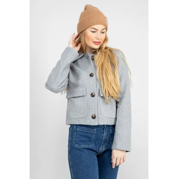 Dámská parka Jacqueline de Yong JDY dámský krátký kabátek Mellow světle šedý Velikost: XL