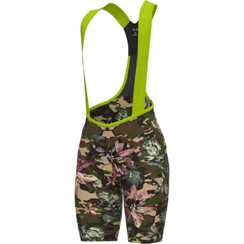 Cyklistické kalhoty ALÉ Cyklistické kalhoty krátké s laclem - PR-E SAUVAGE - hnědá