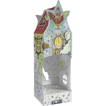 omalovánky 3D omalovánky Dům v ulici Monsters Street 6