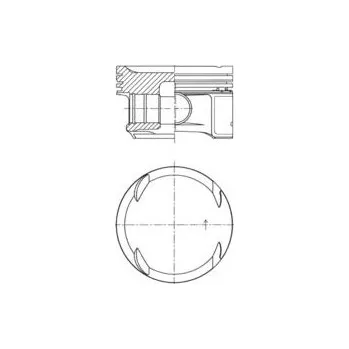 Motor automobilu Píst KOLBENSCHMIDT 41725600