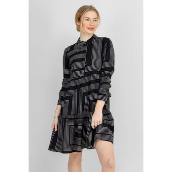 Dámské šaty Jacqueline de Yong JDY dámské šaty se vzorem Pepper černé Velikost: XS