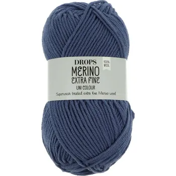 Příze Drops Merino Extra Fine 13 tmavá jeans modrá