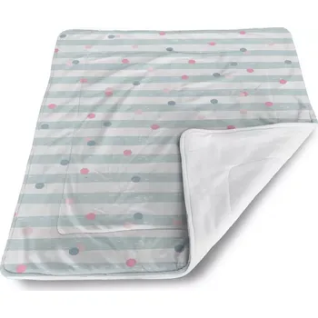 deka Sablio Dětská deka pro miminko Tečky a pruhy - 80x100 cm