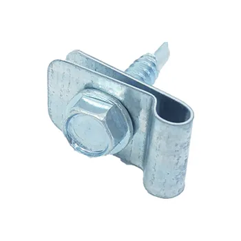 Příslušenství pro plot Příchytka panelu L-clip, žárové pozinkování