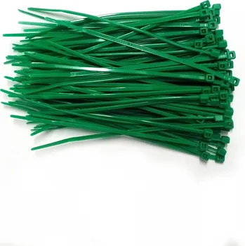 Stahovací páska Stahovací pásky (binderky) ke stínící síti, plastové, 140 mm, 50 ks, zelené