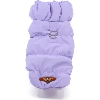 Obleček pro psa Vsepropejska Magie zimní bunda pro psa Barva: Fialová, Délka zad (cm): 22, Obvod hrudníku: 32 - 36 cm